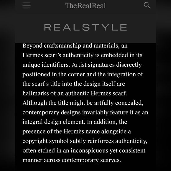 Authentic vs fake luxury scarves - Picture 7 of 7